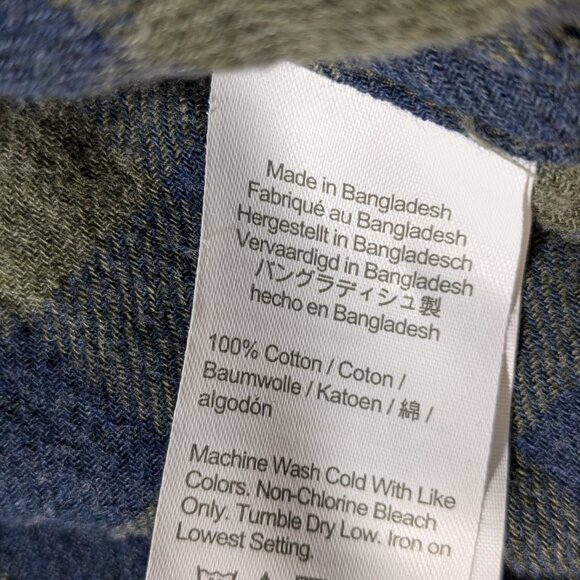 J. Crew Green and Blue Casual Button Down Shirt - Picture 5 of 9